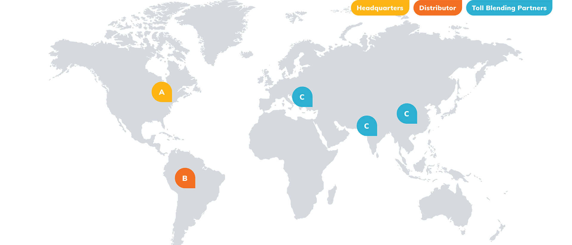 Map of Global Partnerships
