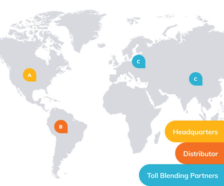 Map of Global Partnerships